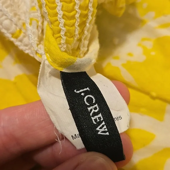 Jcrew Summer Spaghetti Strap Floral Yellow Dress As Seen On Sookie Stackhouse - Picture 5 of 10